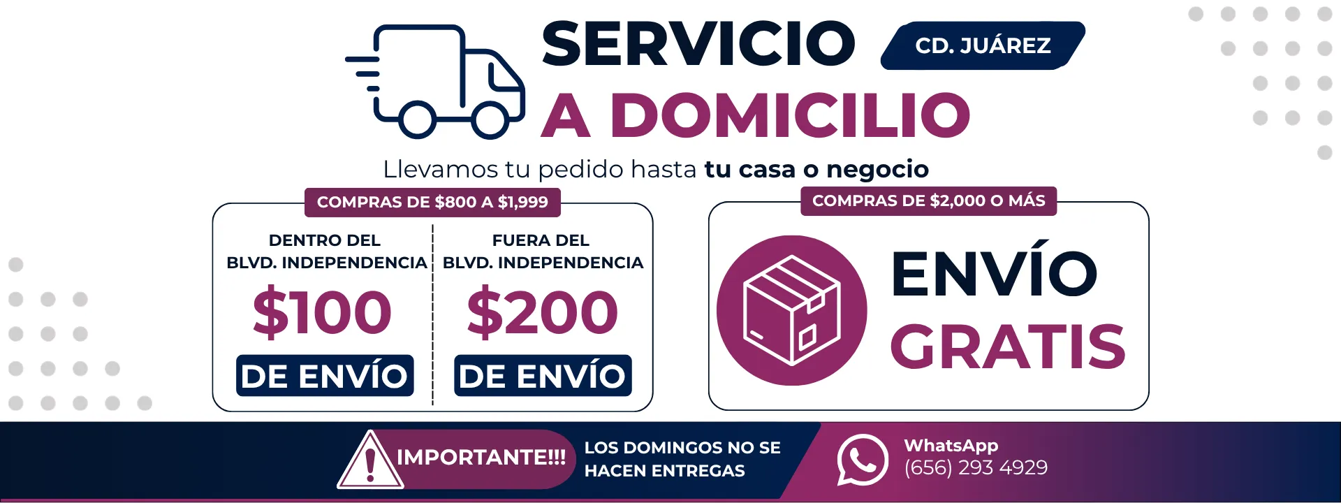 Servicio a Domicilio